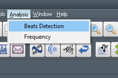 Beat Detection Menu