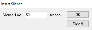 Insert Silence