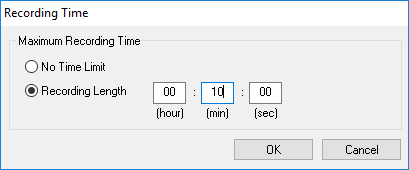 Audio Recorder with Timer