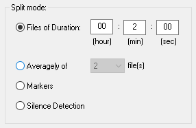 Audio Split Mode