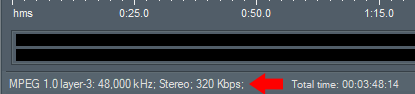 MP3 bitrate