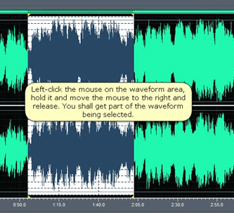 Select Audio Portion